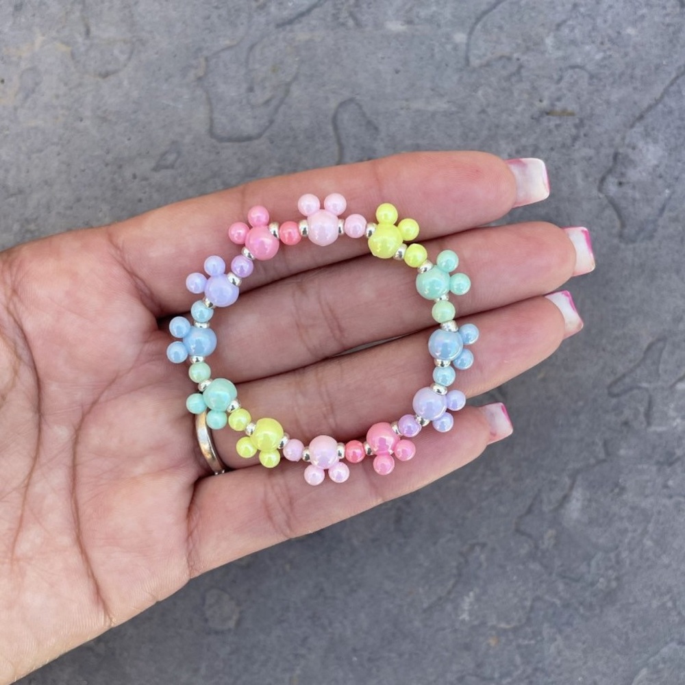Beaded Mickey Mouse Bracelet